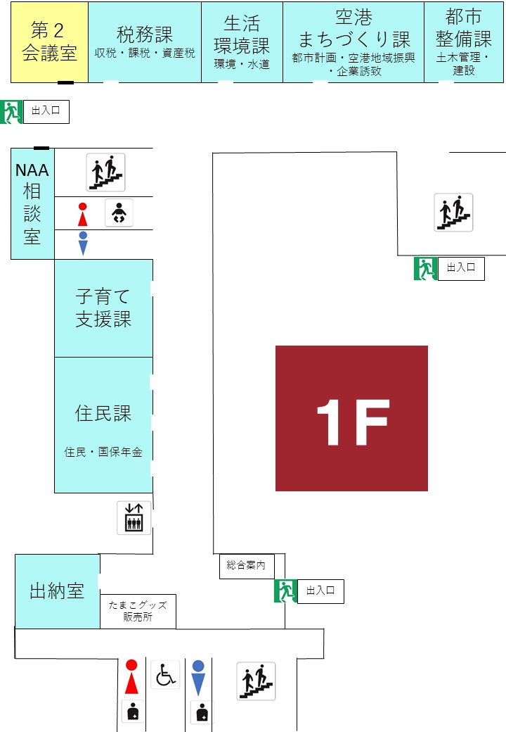 多古町役場1階